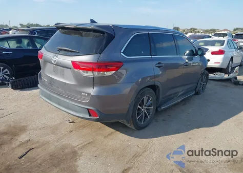 2019 Toyota Highlander Xle из США, поврежденный, VIN 5TDKZRFH6KS349258